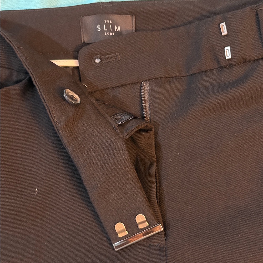 White House Black Market Black Slim Trousers
